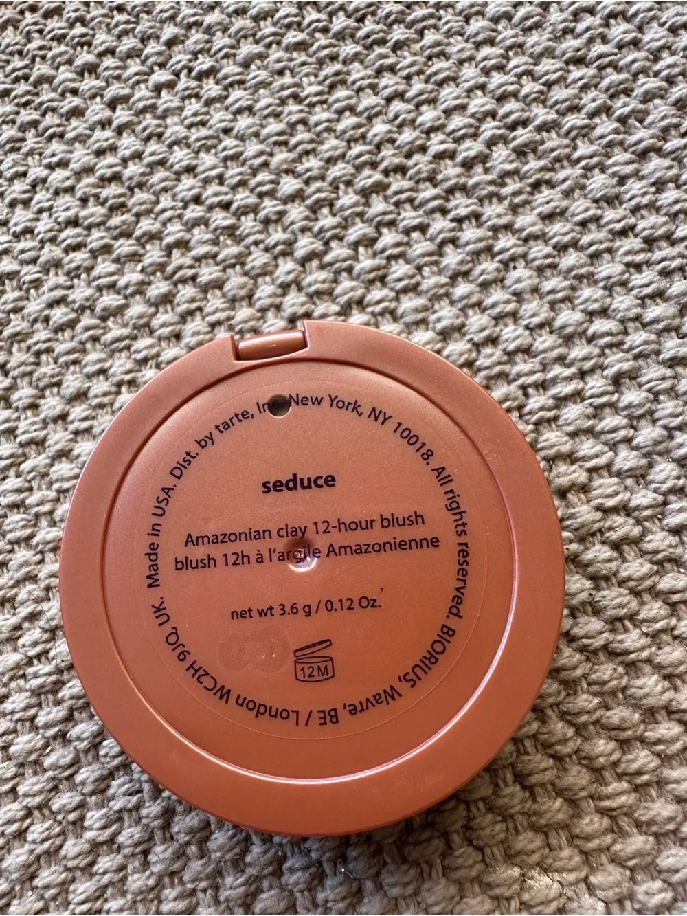 tarte Blush Compact in Rose Coral